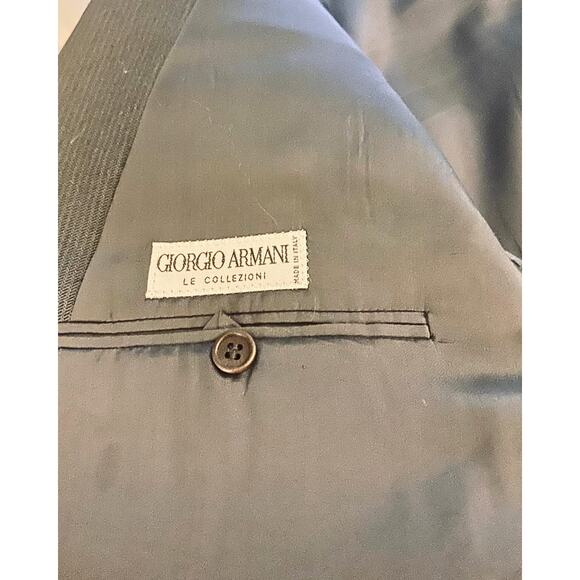 Vintage Giorgio Armani Le Collezioni Blazer Double Breasted Jacket - Picture 3 of 11